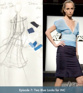 Irena Shabayeva INC Challenge Skirt & Blouse